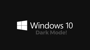 Dark Mode WIndows 10